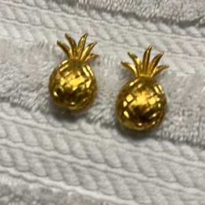 Trifari pineapple gold tone brooches